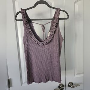 PST Ruffle Trim Tank Top